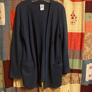 Weekenders Midnight Blue Long Knit Cardigsn